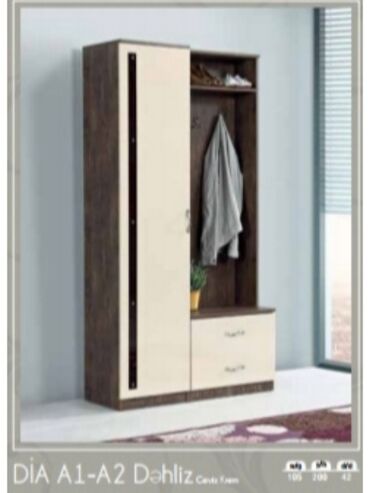 мебель горка: Шкаф в прихожей, Новый, 1 дверь, Распашной, Прямой шкаф, Турция