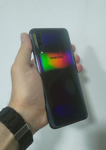 samsung galaxy s2 qiymeti: Samsung A50, 64 GB, rəng - Göy, İki sim kartlı, Face ID