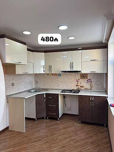 Mətbəx mebeli dəsti - Ölçü: 146/260 sm, L-formalı quruluş - Rəng: üst