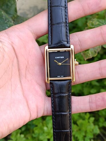 Qol saatları: Yeni, Qol saatı, Cartier, rəng - Qara — 4