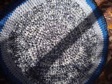 вязаное одеяло: Продам вязание кружки, в диаметре 90см