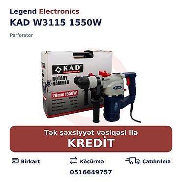 perfarator: Elan başlığı: Perforator KAD W3115 1550W Elan mətni: Perforator KAD — 1