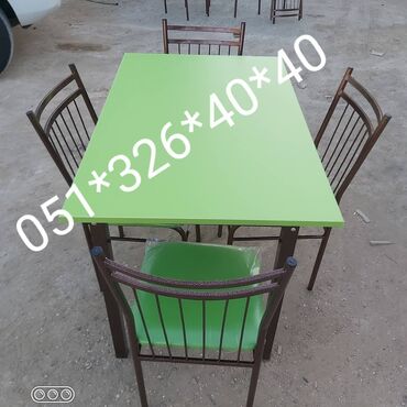 Masa və oturacaq dəstləri: Stol stul masa ve oturacaq destleri Tek-Tek ve Komplekt Wekilde — 24