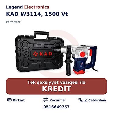 açar dest: Elan başlığı: Perforator KAD W3114, 1500 Vt Elan mətni: KAD W3114 — 1