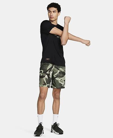 камуфляжная: Мужские шорты, M, Nike, Новый, цвет - Зеленый, Самовывоз, Платная доставка — 6