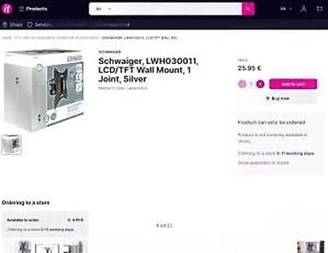 Aksesoari za TV i video: Zidni nosač za TV/monitor – nagibni - Kompatibilnost: ekrani sa VESA — 13