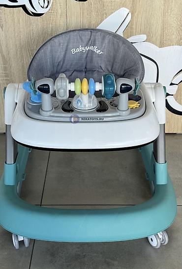 Детский комплект: ходунки Babywalker + шезлонг-качалка Ходунки: -