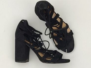 czerwone sandały na koturnie ccc: Jennyfer, Sandals for women, size 35