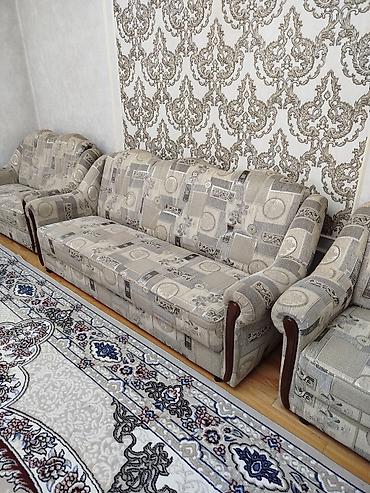 Комплекты мягкой мебели: Комплект мягкой мебели, Б/у, Самовывоз, цвет - Бежевый — 17