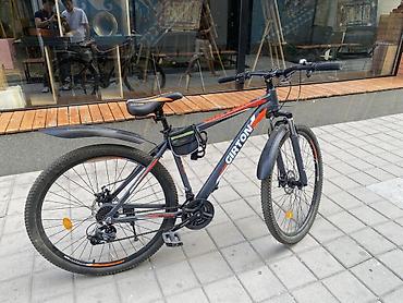 format velosiped: Горный велосипед GIRTON в серо-оранжевом цвете. Подходит для городских — 2