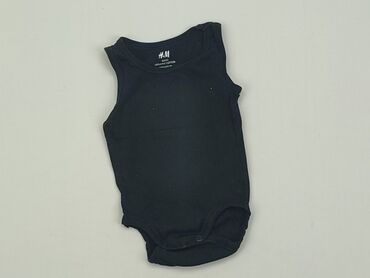 body kopertowe czarne: Body, H&M, 0-3 m, 
stan - Dobry