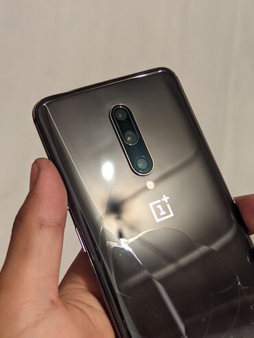 блэкберри телефон цена: OnePlus 7 Pro 5G, Колдонулган, 128 ГБ, түсү - Кара, 2 SIM