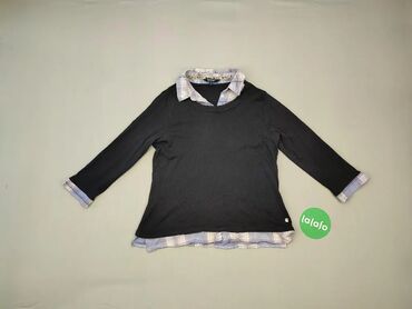 Bluza S (EU 36), stan - Dobry, wzór - Print, kolor - Czarny