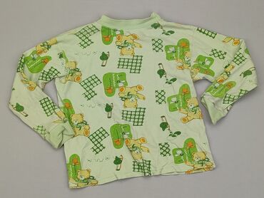 bluzka do zielonych spodni: Bluzka, 3-4 lat, 98-104 cm, stan - Dobry