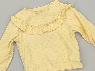 elegancki biały sweterek: Sweatshirt, Fox&Bunny, 9-12 months, condition - Good