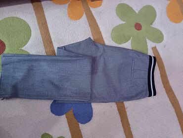 бежевые мужские мокасины: Классические Мужские брюки, Zara, L, цвет - Серый