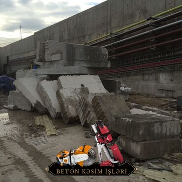 Beton işləri: Beton kəsmə beton deşmə xidməti Karot - HILTI DD 200 / 350 ilə 25 ° — 10