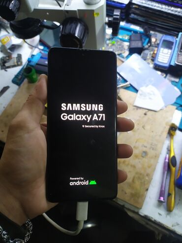 samsung a6 qiymeti 2020: Samsung Galaxy A71, Barmaq izi