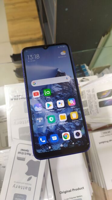 Redmi: Redmi, Redmi 9A, Б/у, 64 ГБ, цвет - Синий, 2 SIM