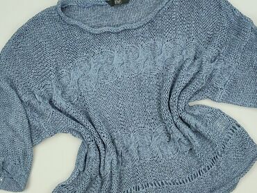 kobaltowy sweter zara: F&F, Sweter damski, rozmiar M