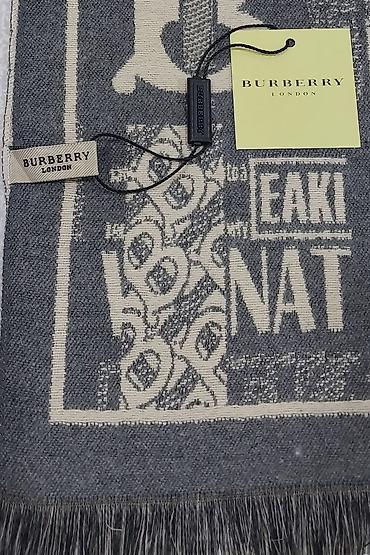 ponço: Burberry şərf/ponço, qadınlar üçün - Material: 65% kaşmir, 35% ipək — 7