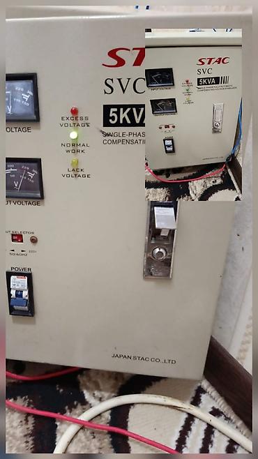 stabilizator 5000w: Stabilizator (tənzimləyici) 5kvat Qiyməti :200 Azn Ünvan :Məhəmmədi — 1