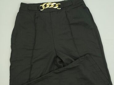 c a spodnie damskie duże rozmiary: Material trousers for women, size L