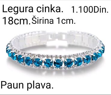 Narukvice: Lančana narukvica, Materijal: Cirkon — 6