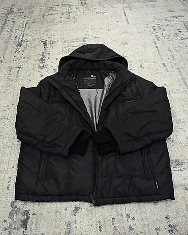 adidas l: Мужская утеплённая куртка Black Vinyl в идеальном состоянии, подойдет — 1