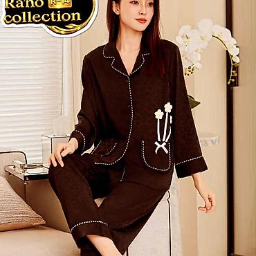 Комплекты: Комплект, Пеньюар, Сатин, С кружевом — 49