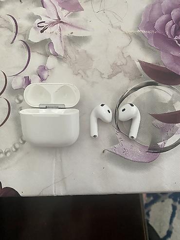 ikinci əl ıran pecləri: İşlənmiş Simsiz (Bluetooth) Qulaqcıqlar, Apple, rəng - Ağ — 3
