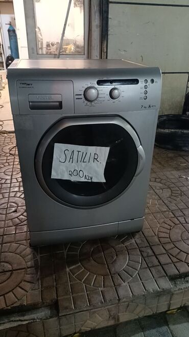 Tikiş maşınları: Paltaryuyan maşın Vestel, 7 kq, Avtomat, Qurutmasız, Kredit yoxdur