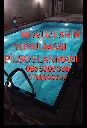 lalafo hovuz: Xidmət: Hovuzların peşəkar təmizlənməsi və pilssoslanması Təsvir: - — 1