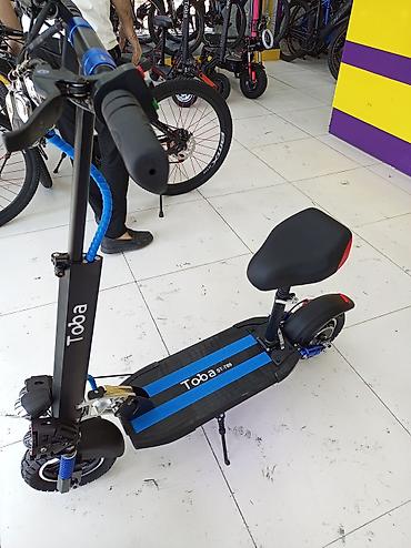 elektrikli scooter toba: Toba GT-769 elektrik skuter - Geniş və sürüşməyə davamlı platforma — 4