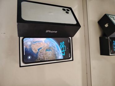 iphon 7s: IPhone 11 Pro Max, 64 GB, Ağ, Zəmanət, Face ID, Sənədlərlə