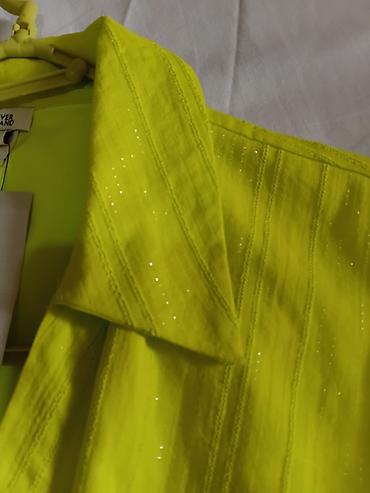 Haljine: River haljina/kimono u jarko‑neon zelenoj zutoj boji. - Model — 11