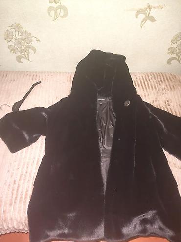 Qadın geyimləri: Kürk, 2XL, rəng - Qara — 2