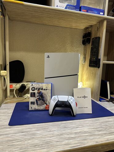 sony 43x81k: Playstation 5 slim playroom dan alınıb 1200 manata fifa 23 diski də 50