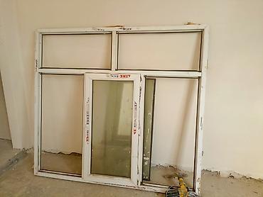 PVC pəncərə və balkon qapısı dəstləri - Material: ağ rəngli PVC