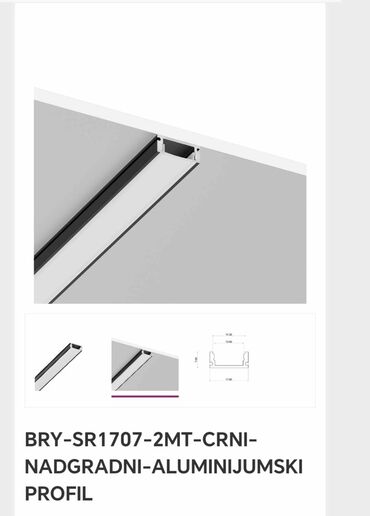 Rasveta: 2m lajsne za led trake — 11