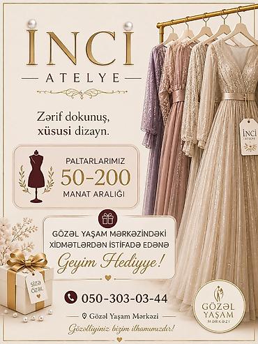 buraxılış paltarları b: Digər qadın geyimləri — 1