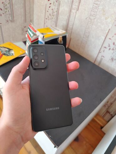 ucuz iphone 7: Samsung Galaxy A53 5G, 128 GB, rəng - Qara, Barmaq izi