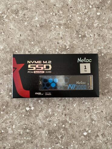 Мониторы: Внутренний Накопитель SSD Netac, 1 ТБ, M.2, Новый