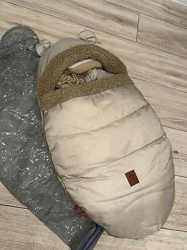 кокон цена: Детский зимний комплект: трансформер-комбинезон + конверт в коляску — 1