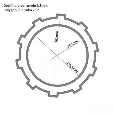 za motor: TRW Clutch Super Kit – set lamela i opruga za kvačilo motocikla — 5