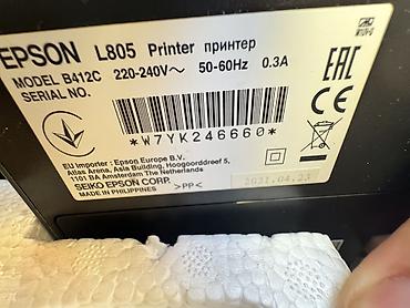 принтер l805: Продаю оригинальный, не Китай Фото-принтер Epson L805 с системой — 3