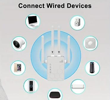 kontakt home komputer ucuz: Wifi gücləndirici əhatə dairəsini artıran 2.4 g /5 g sürət — 6