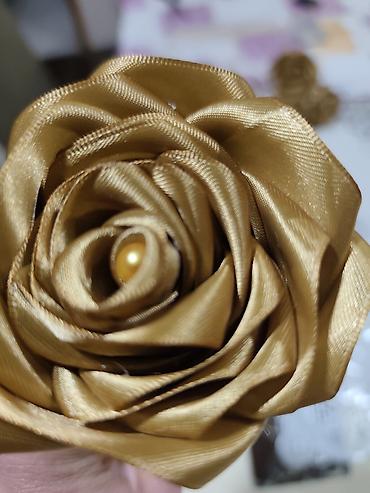 houseware: Ručni buketi od satenskih i organza cvetova - Ručno izrađeni — 9