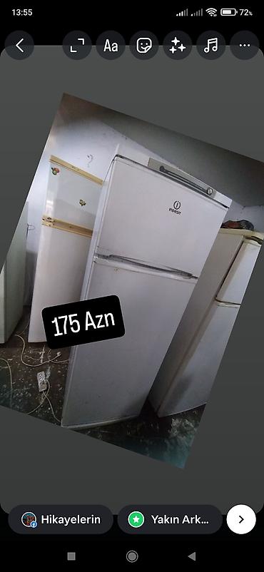 Soyuducular: 2 qapılı Indesit Soyuducu Satılır, rəng - Ağ — 10