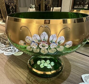 taxta qab: Egemann (Czech Republic) kristal qab - Material: yüksək keyfiyyətli